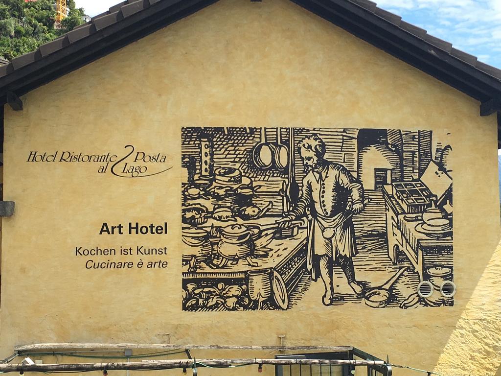Art Hotel Ristorante Posta Al Lago 론코 소프라 아스코나 외부 사진